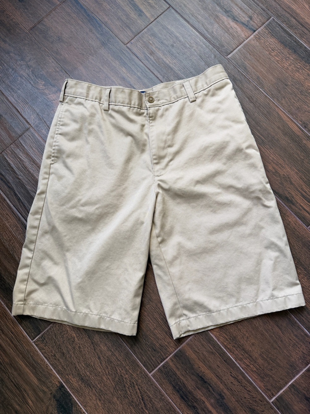 Lands’ end Classic Men's Khaki Shorts preppy casual cotton 32 like new